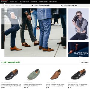 Code website bán dày dép chuẩn seo