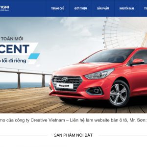 Code website bán ô tô chuẩn SEO