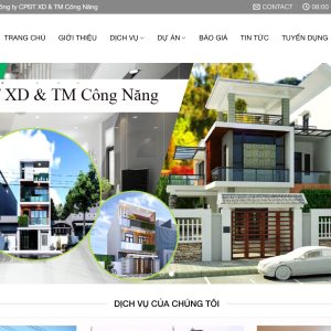 Code website thiết kế kiến trúc chuẩn SEO